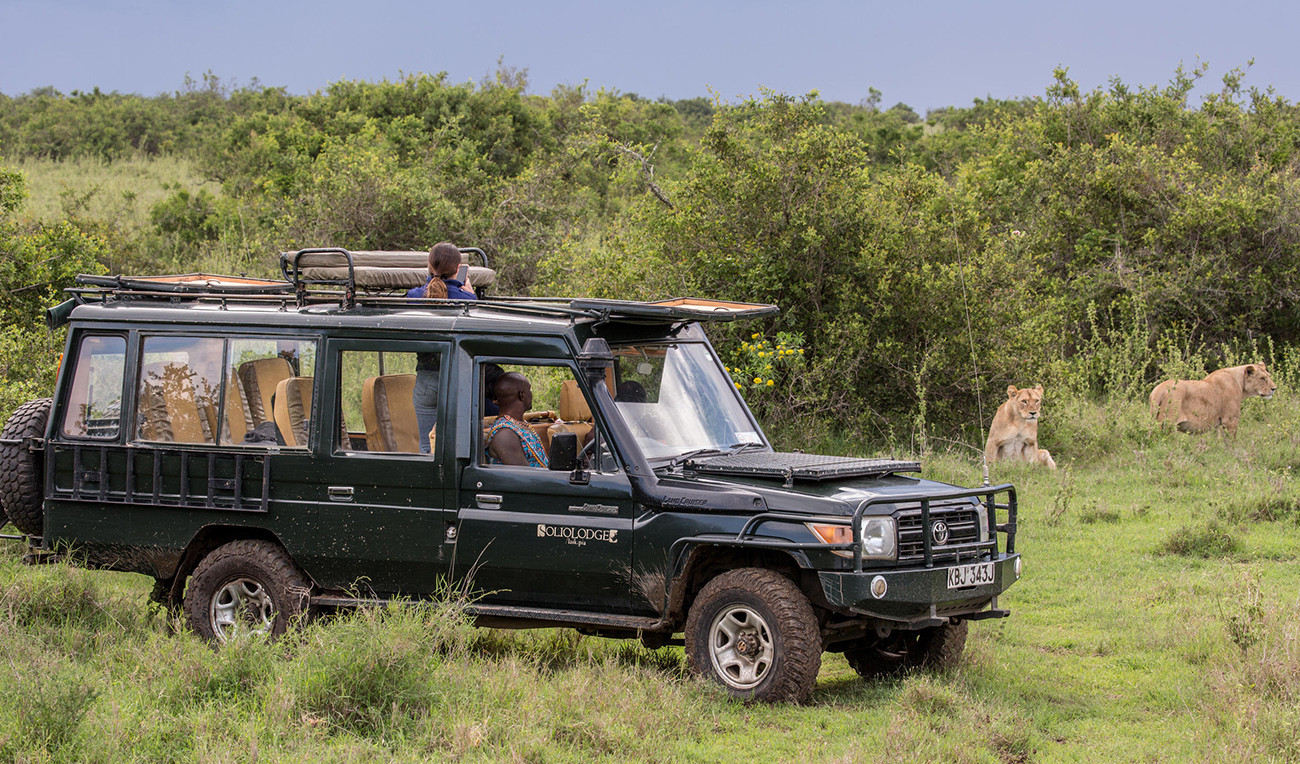Aventura no Quênia ao Pôr do Sol em Solio Lodge